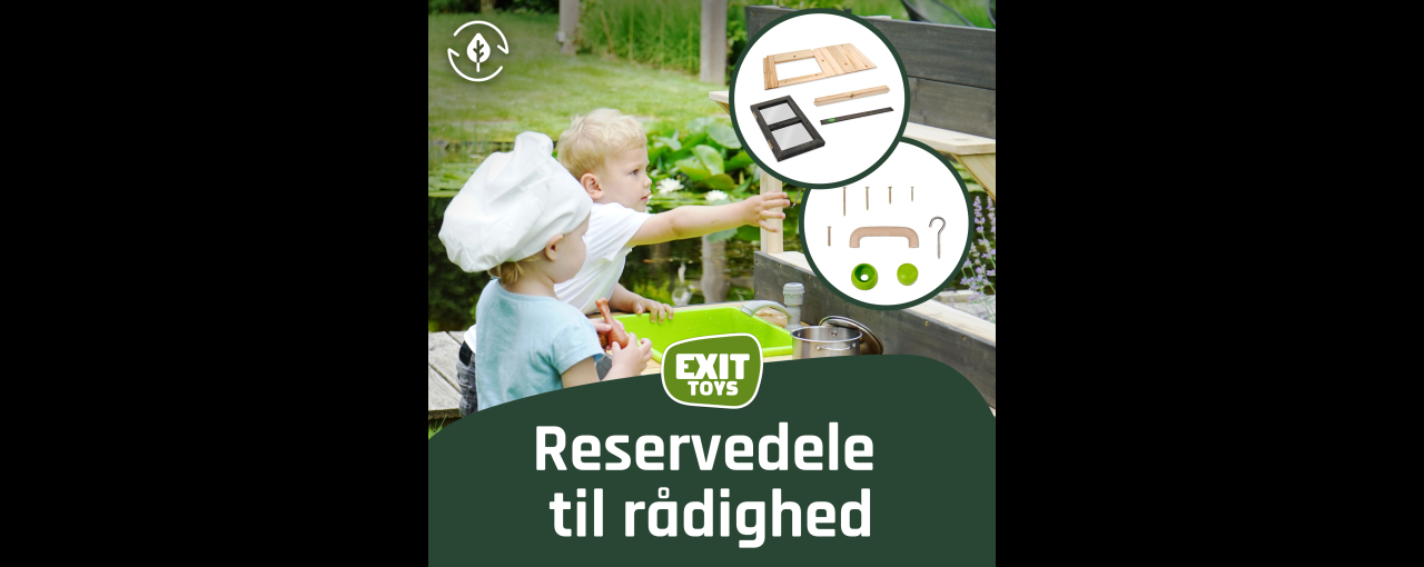 Materialer og emballage hos EXIT Toys | B&aelig;redygtighed