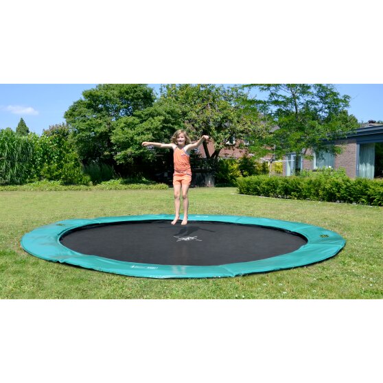 EXIT Supreme ground trampoline ø427cm - grey