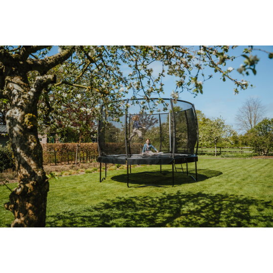 EXIT Allure Classic trampolin &oslash;366cm - sort