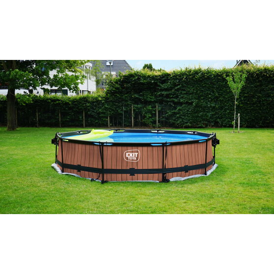 EXIT pool bund-cover 480x480cm - gr&aring;