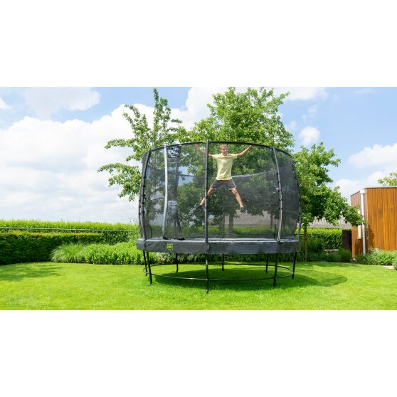 EXIT Elegant Premium trampolin ø305cm med Deluxe sikkerhedsnet - sort