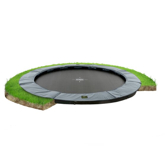 EXIT Supreme ground trampoline ø427cm - grey