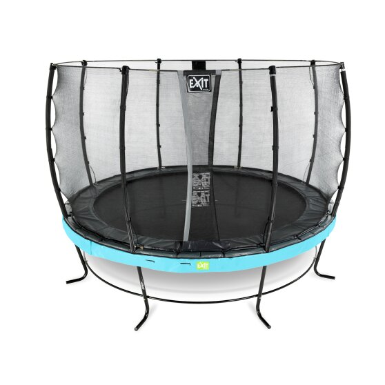 EXIT Elegant trampoline ø427cm with Economy safetynet - blue