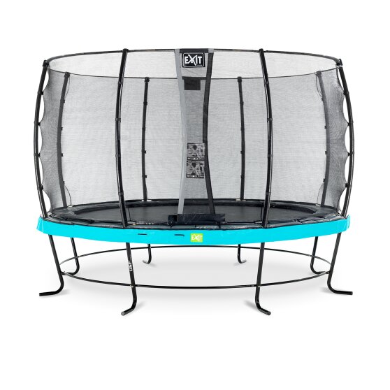 EXIT Elegant trampoline ø366cm with Economy safetynet - blue