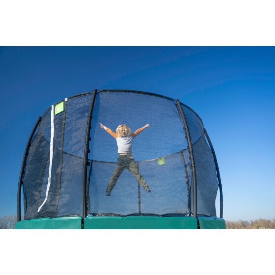 EXIT Lotus Premium trampolin ø427cm - grøn