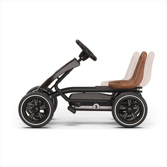 EXIT Foxy gokart til børn sort | pedal-gokart fra 2 år