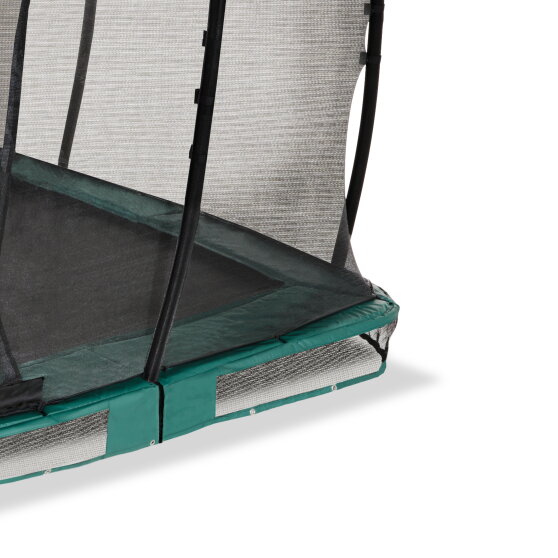 EXIT Allure Classic nedgravet trampolin 214x366cm - grøn