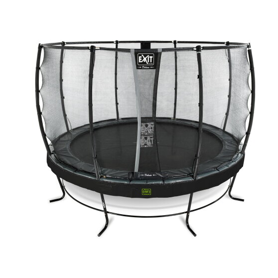 EXIT Elegant Premium trampolin komplet sæt ø366cm - sort