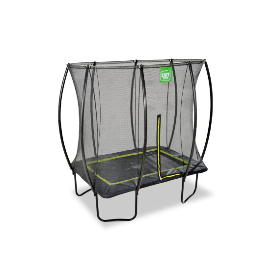 EXIT Silhouette trampolin 153x214cm med stige - sort