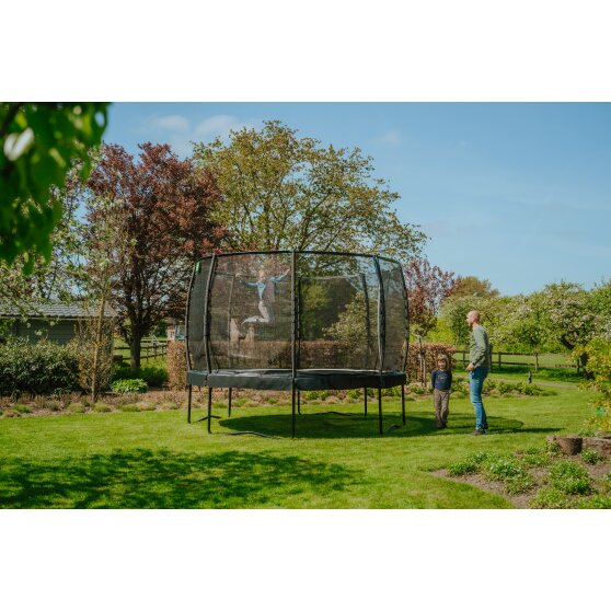 EXIT Allure Premium trampolin ø366cm - grøn