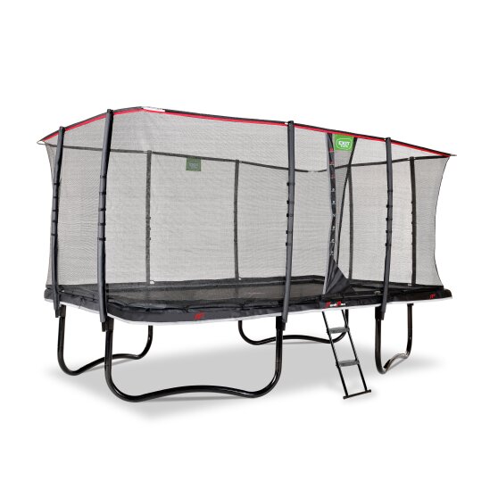 EXIT PeakPro trampolin 244x427cm - sort