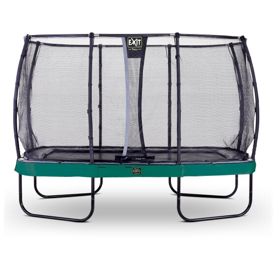 EXIT Elegant Premium trampoline 244x427cm with Deluxe safetynet - green