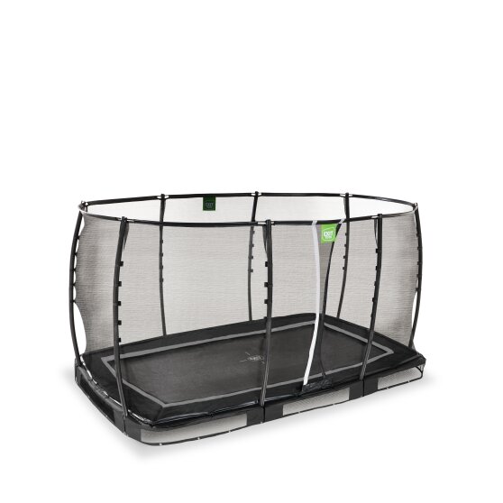 EXIT Allure Premium nedgravet trampolin 214x366cm - sort
