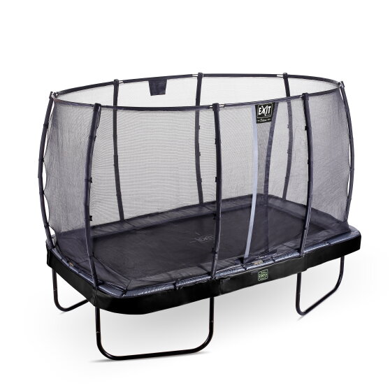 EXIT Elegant Premium trampolin komplet sæt 244x427cm - sort