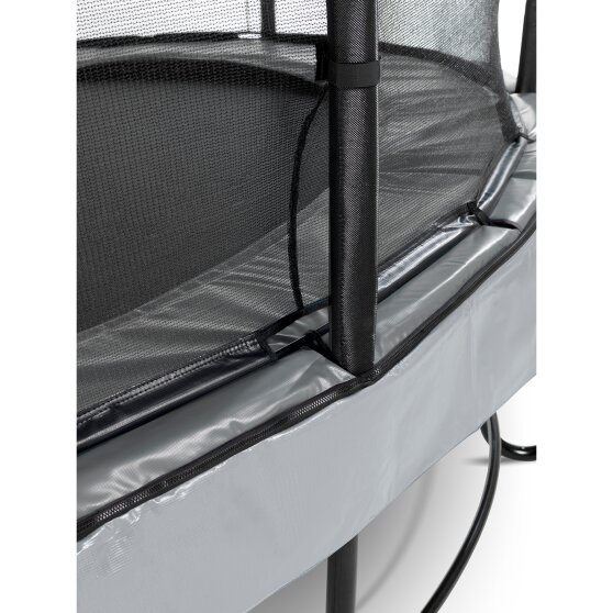 EXIT Elegant Premium trampoline ø366cm with Deluxe safetynet - grey