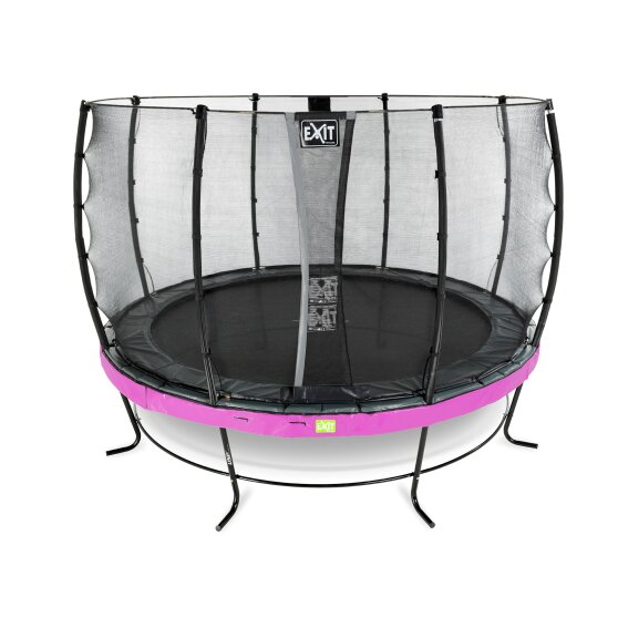 EXIT Elegant trampoline ø366cm with Economy safetynet - purple