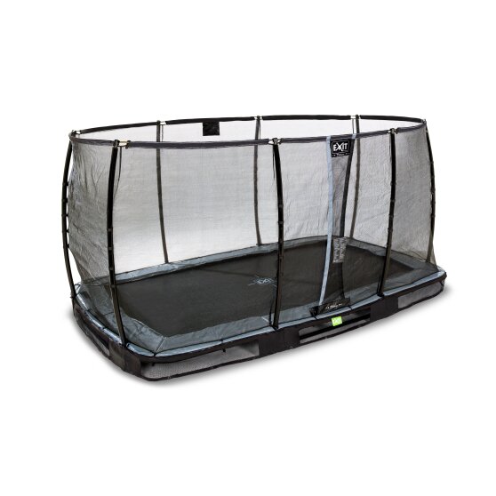 EXIT Elegant Premium nedgravet trampolin 214x366cm Deluxe sort | Toys