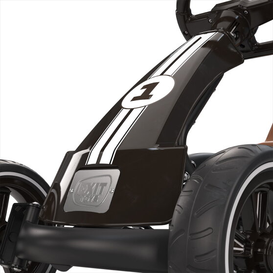 EXIT Foxy gokart til børn sort | pedal-gokart fra 2 år