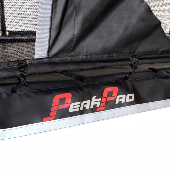 EXIT PeakPro trampolin 244x427cm - sort