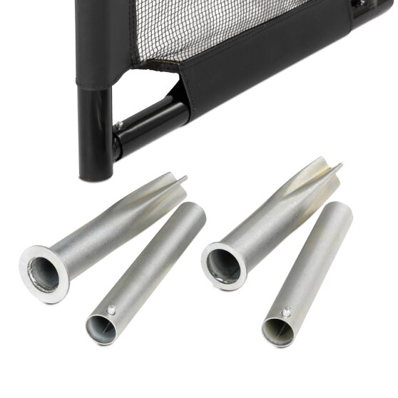 EXIT Maestro fodboldmål i stål 180x120cm - sort