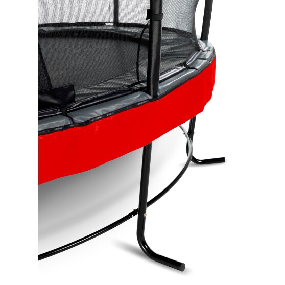 EXIT Elegant Premium trampoline ø427cm with Deluxe safetynet - red