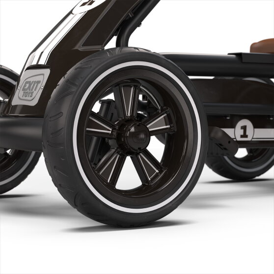 EXIT Foxy gokart til børn sort | pedal-gokart fra 2 år