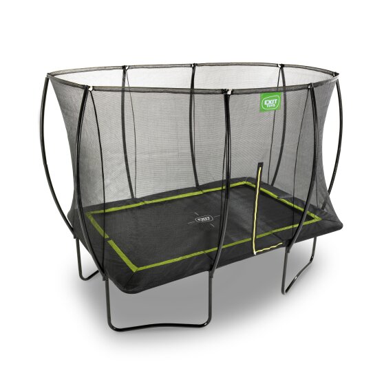 EXIT Silhouette trampolin 214x305cm med stige - sort