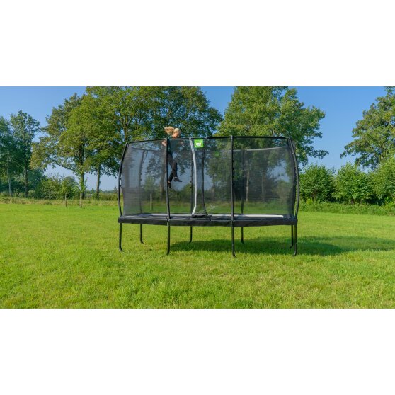 EXIT Allure Premium trampolin 214x366cm - sort