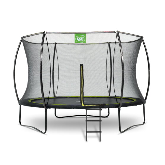 EXIT Silhouette trampolin ø305cm med stige - sort