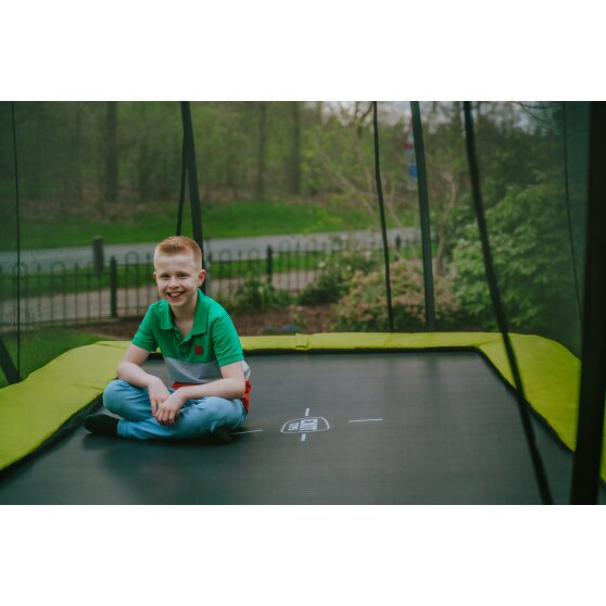 EXIT Silhouette trampolin 214x305cm - grøn