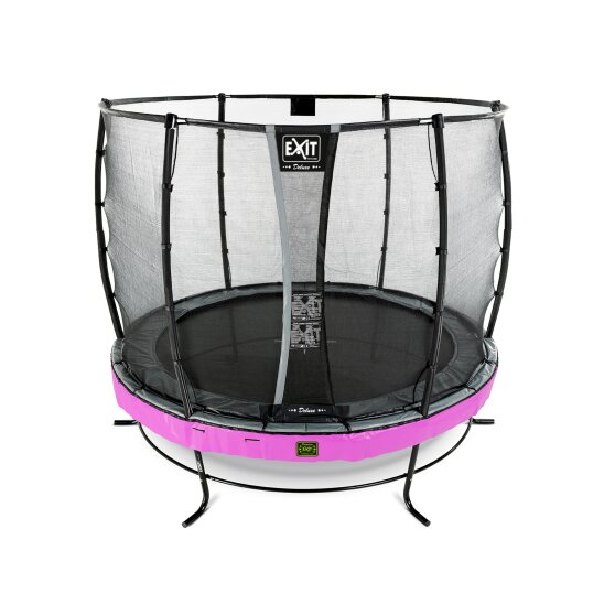 EXIT Elegant Premium trampoline ø305cm with Deluxe safetynet - purple