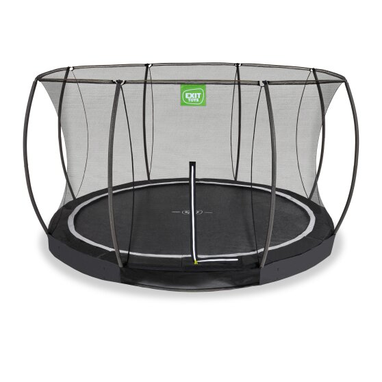 EXIT Black Edition nedgravet trampolin ø366cm - sort