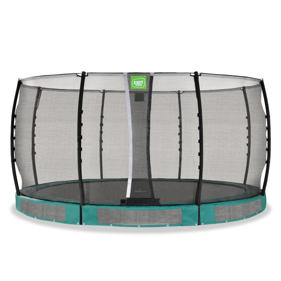 EXIT Allure Classic nedgravet trampolin &oslash;427cm - gr&oslash;n