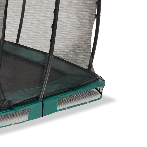 EXIT Allure Premium nedgravet trampolin 244x427cm - grøn