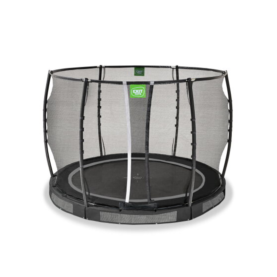 EXIT Allure Premium nedgravet trampolin &oslash;305cm - sort