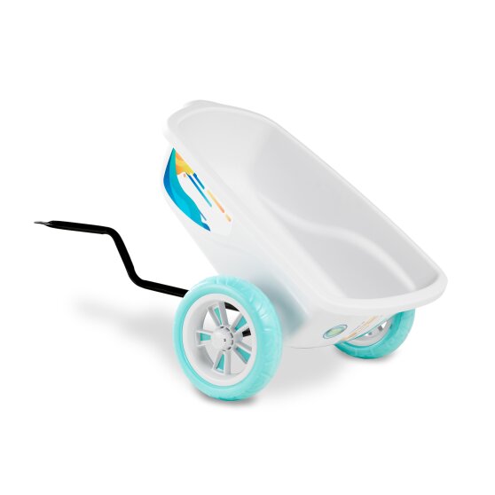 EXIT Foxy Club pedal go-kart trailer - white