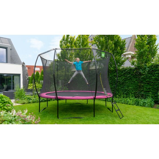 EXIT Silhouette trampolin ø244cm - lyserød