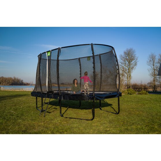 EXIT Allure Premium trampolin 244x427cm - sort