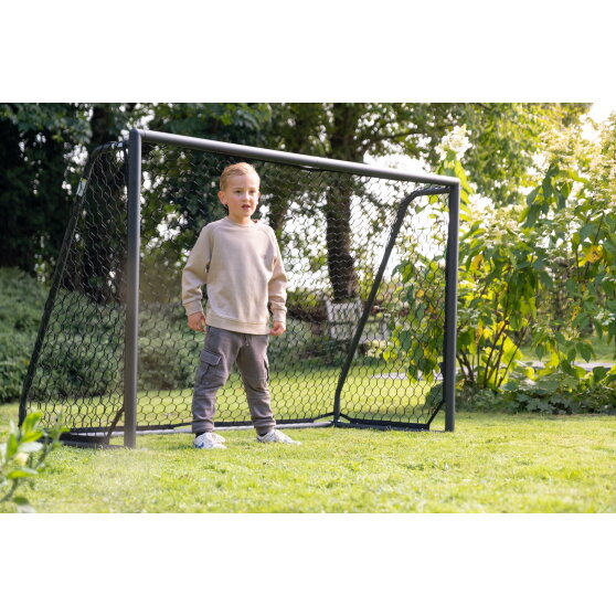 EXIT Scala fodboldmål i aluminium 180x120cm - sort