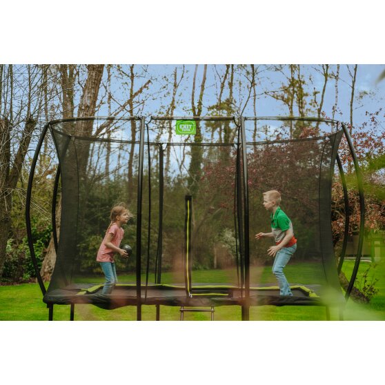 EXIT Silhouette trampolin 214x305cm - sort