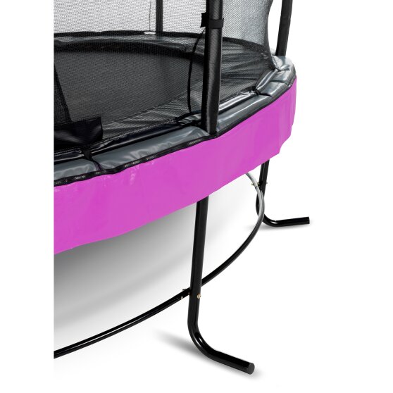 EXIT Elegant Premium trampoline ø427cm with Deluxe safetynet - purple