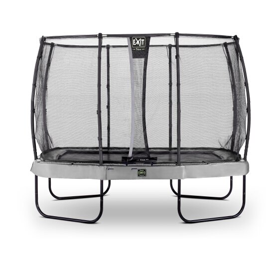 EXIT Elegant trampolin 214x366cm med Deluxe sikkerhedsnet - grå | EXIT Toys