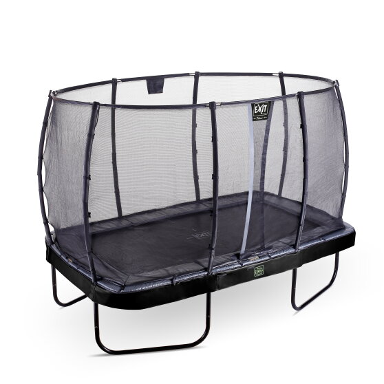 EXIT Elegant Premium trampolin komplet sæt 214x366cm - sort