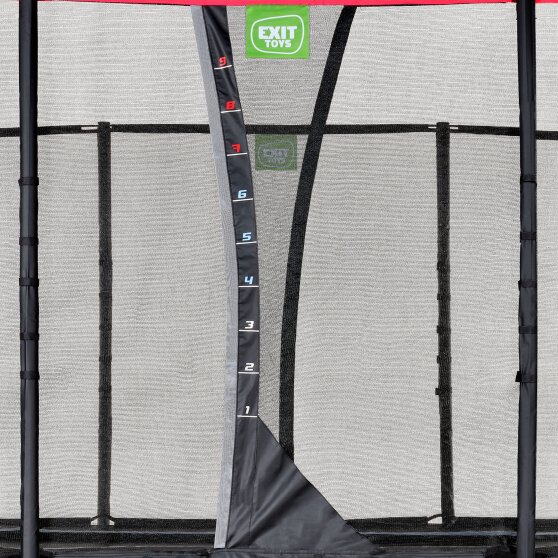 EXIT PeakPro trampolin 244x427cm - sort