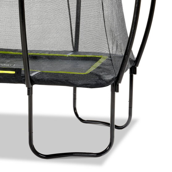 EXIT Silhouette trampolin 153x214cm med stige - sort