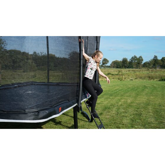 EXIT PeakPro trampolin 244x427cm - sort