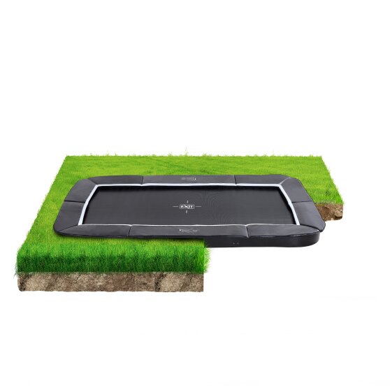 EXIT Supreme ground trampoline 214x366cm - black