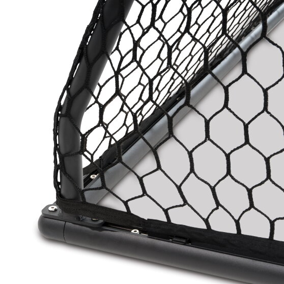 EXIT Scala fodboldmål i aluminium 120x80cm - sort