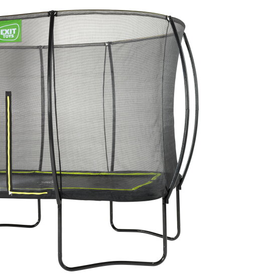 EXIT Silhouette trampolin 244x366cm med stige - sort