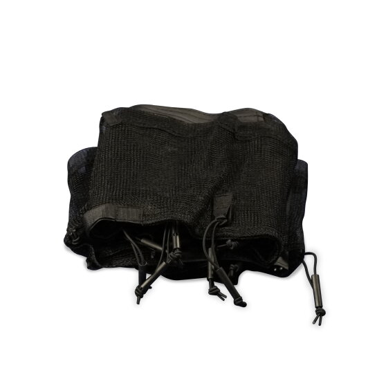 EXIT rammenet Silhouette nedgravet trampolin med sikkerhedsnet 153x214cm